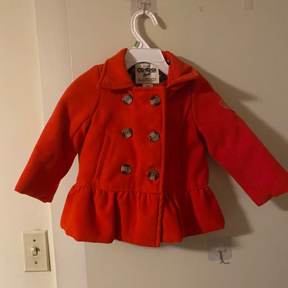 Oshkosh B'Gosh Coat Jacket Red Size 18M
